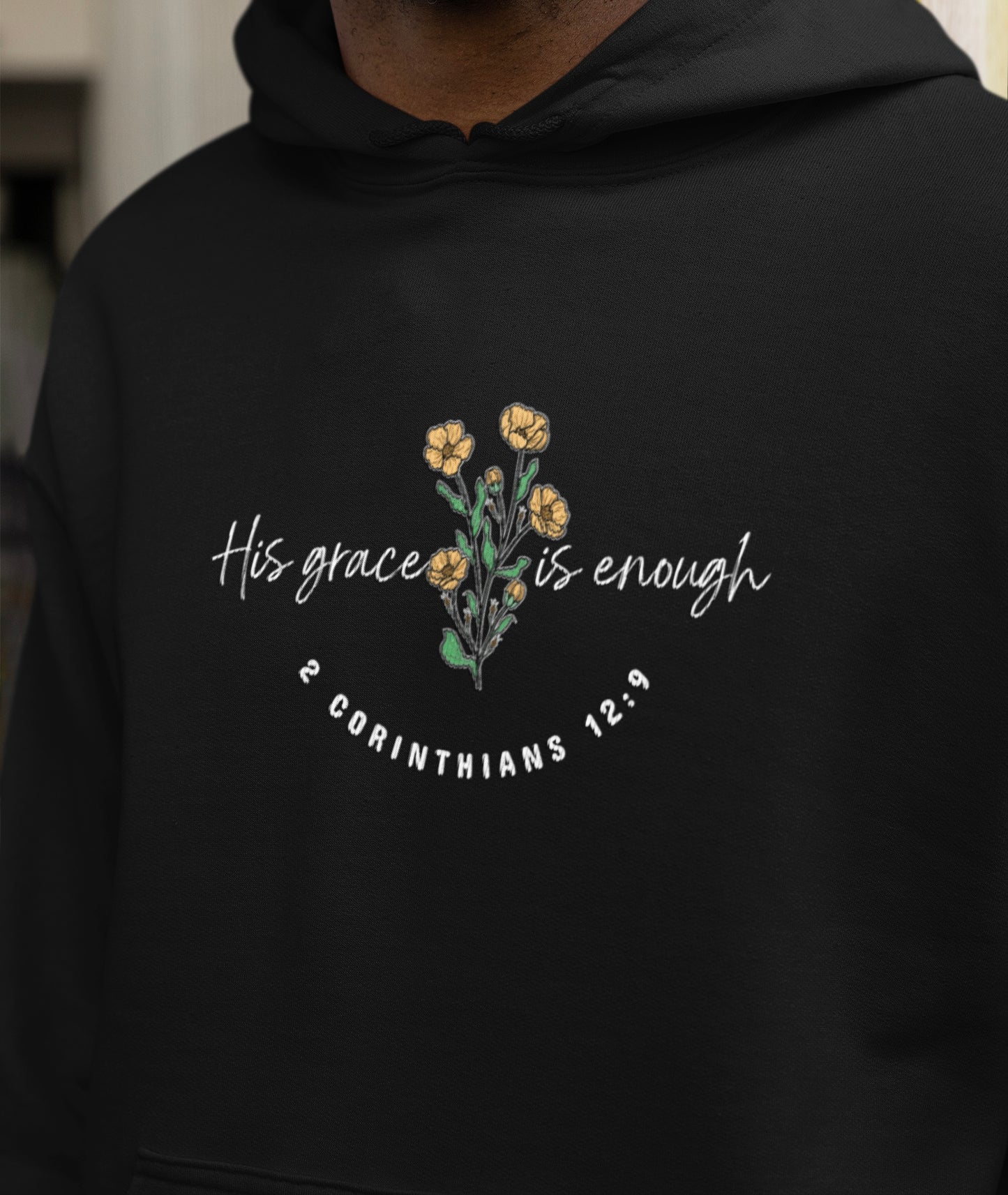His grace is enough - Oversized Hoodie