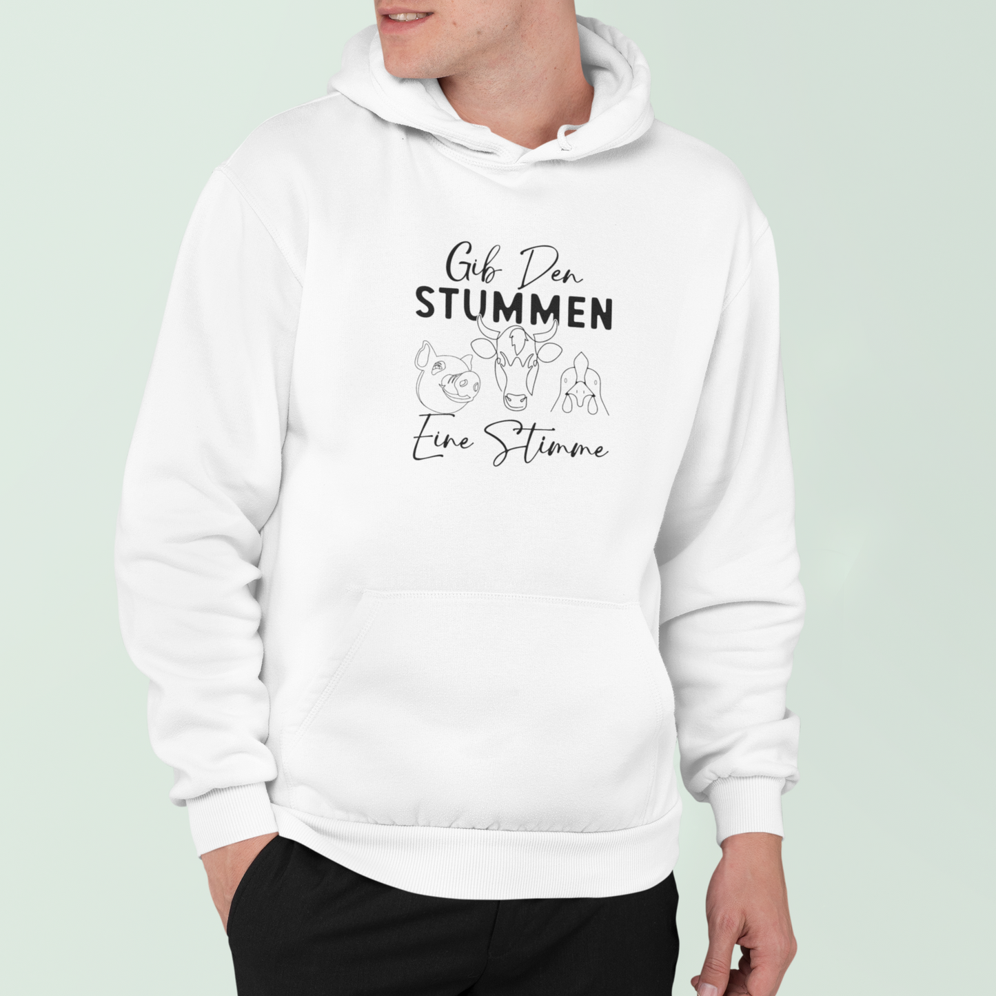 Give the animals a voice - Premium Hoodie