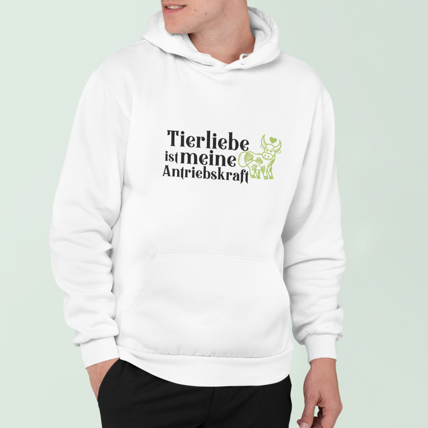 Tierliebe ist meine Antriebskraft - Premium Hoodie