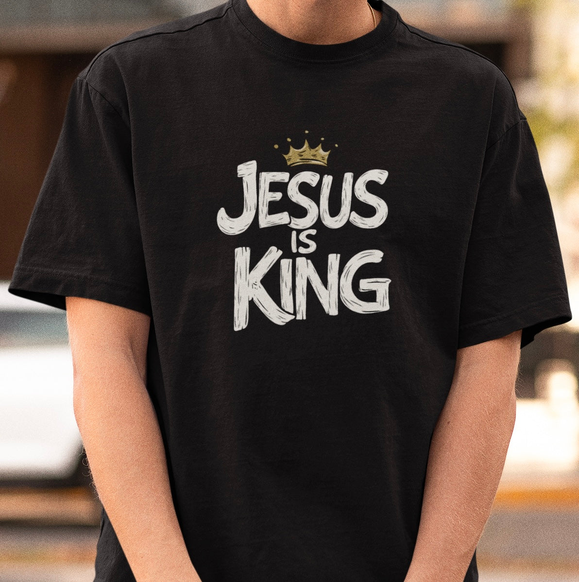 Jesus is king - oversized shirt