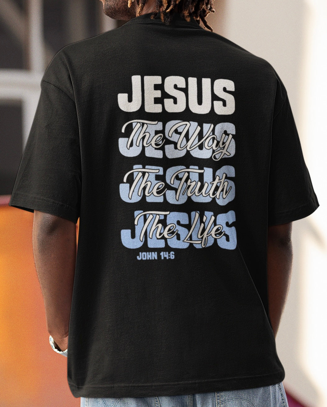 Jesus the way - oversized shirt
