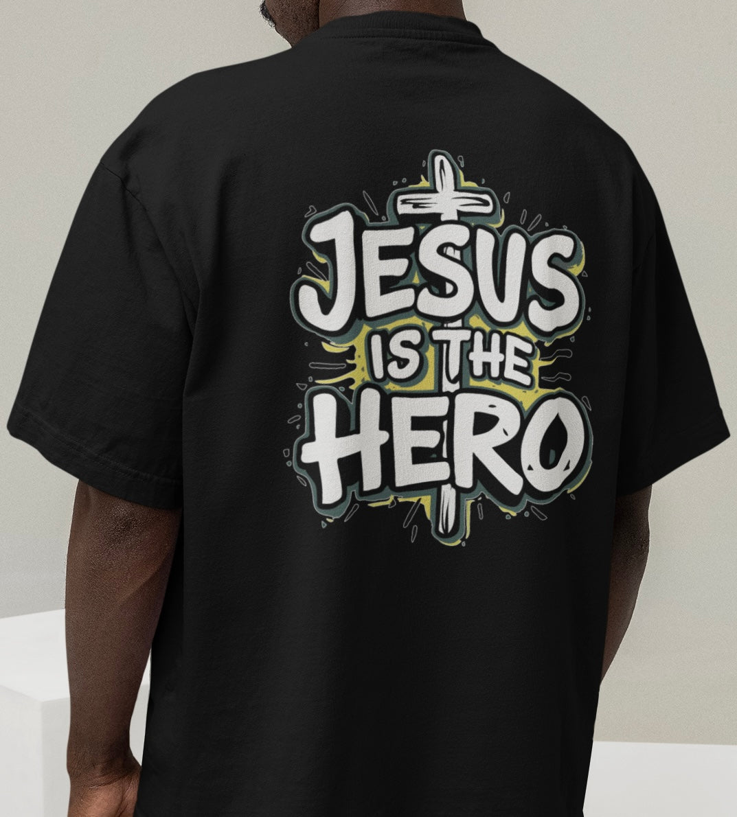 Jesus is the hero - Oversize Shirt