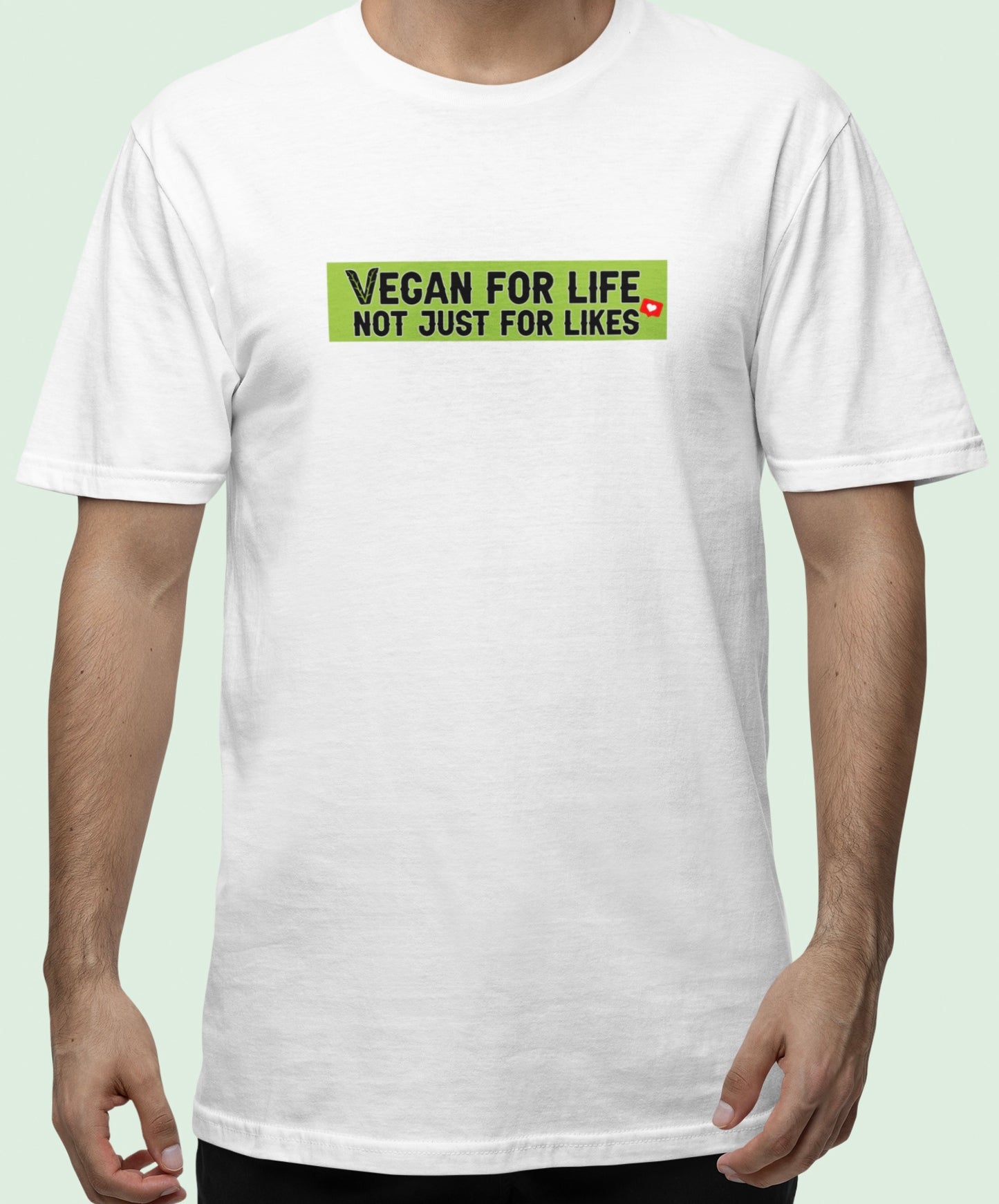 Vegan for life - oversized shirt