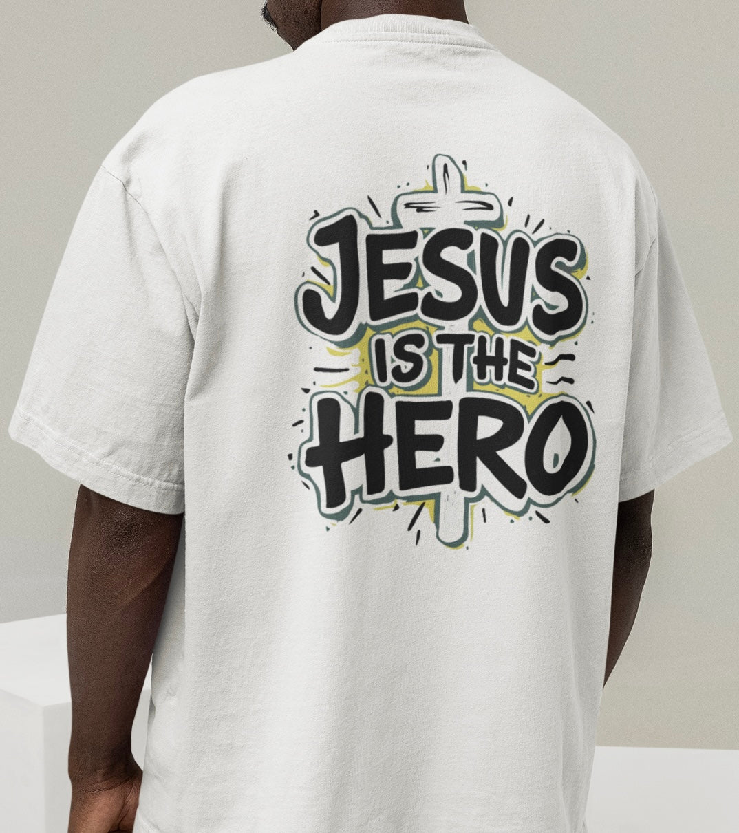 Jesus is the hero - Oversize Shirt