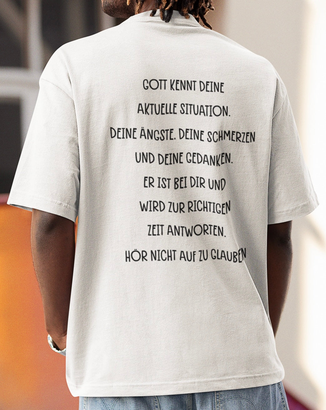 Don't stop believing - Oversize Shirt