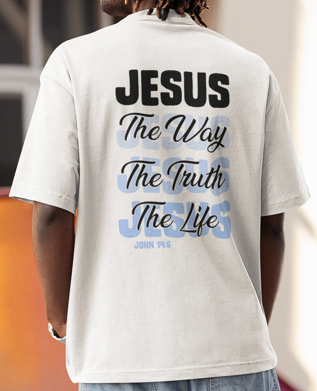 Jesus the way - oversized shirt