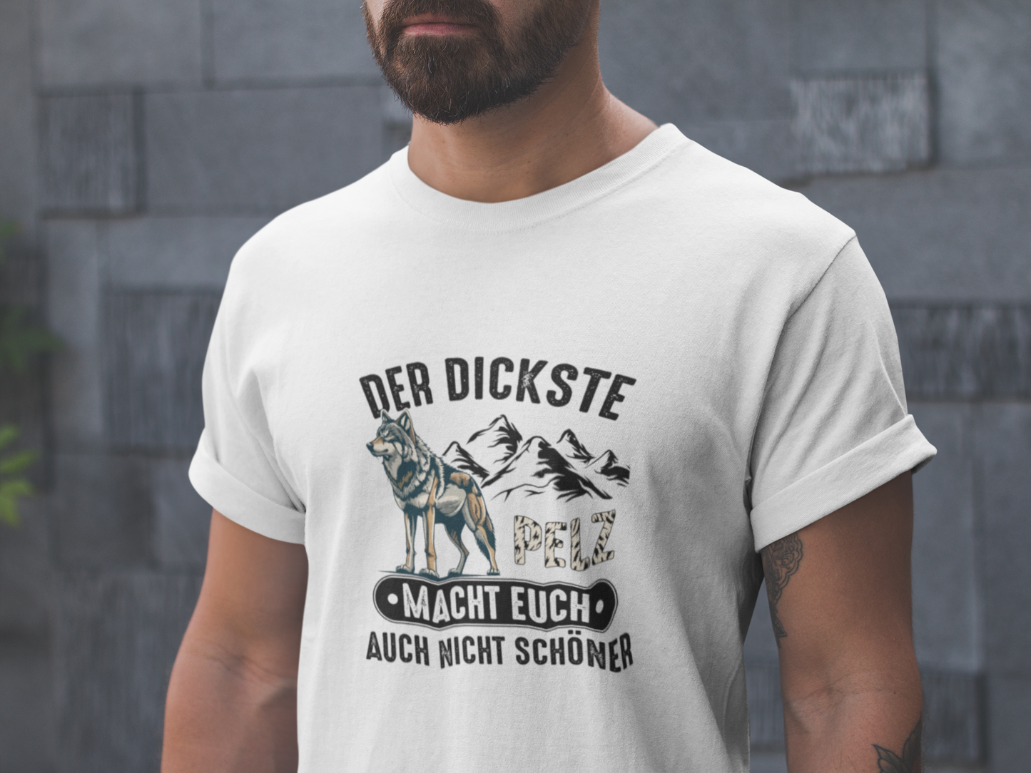 Pelz macht euch nicht schöner - Oversize Shirt