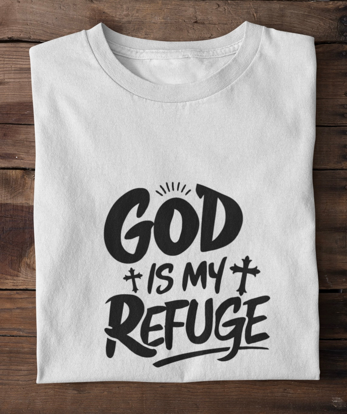 God is my refuge - Premium Shirt