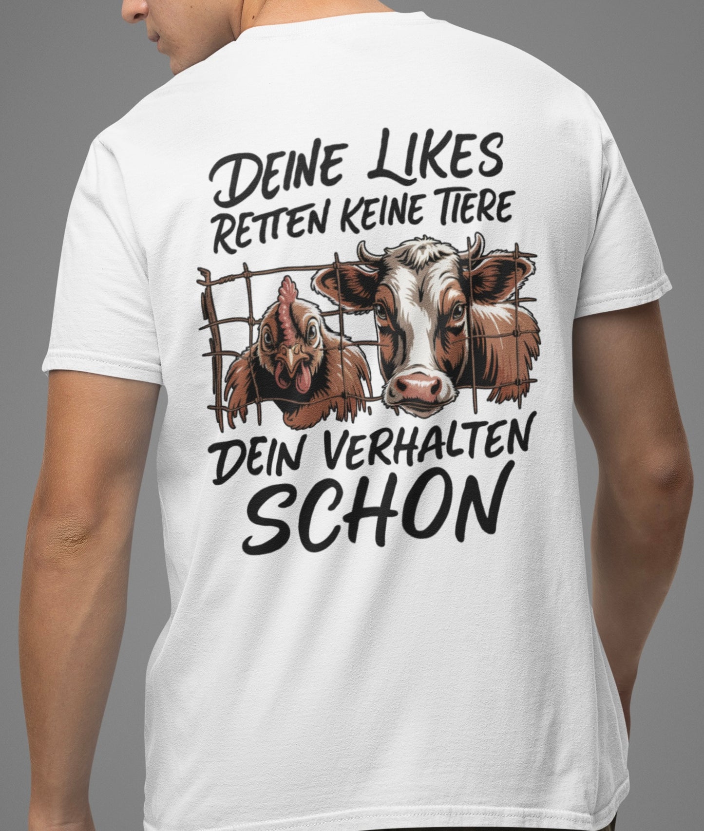 Deine Likes retten keine Tiere - Premium Shirt