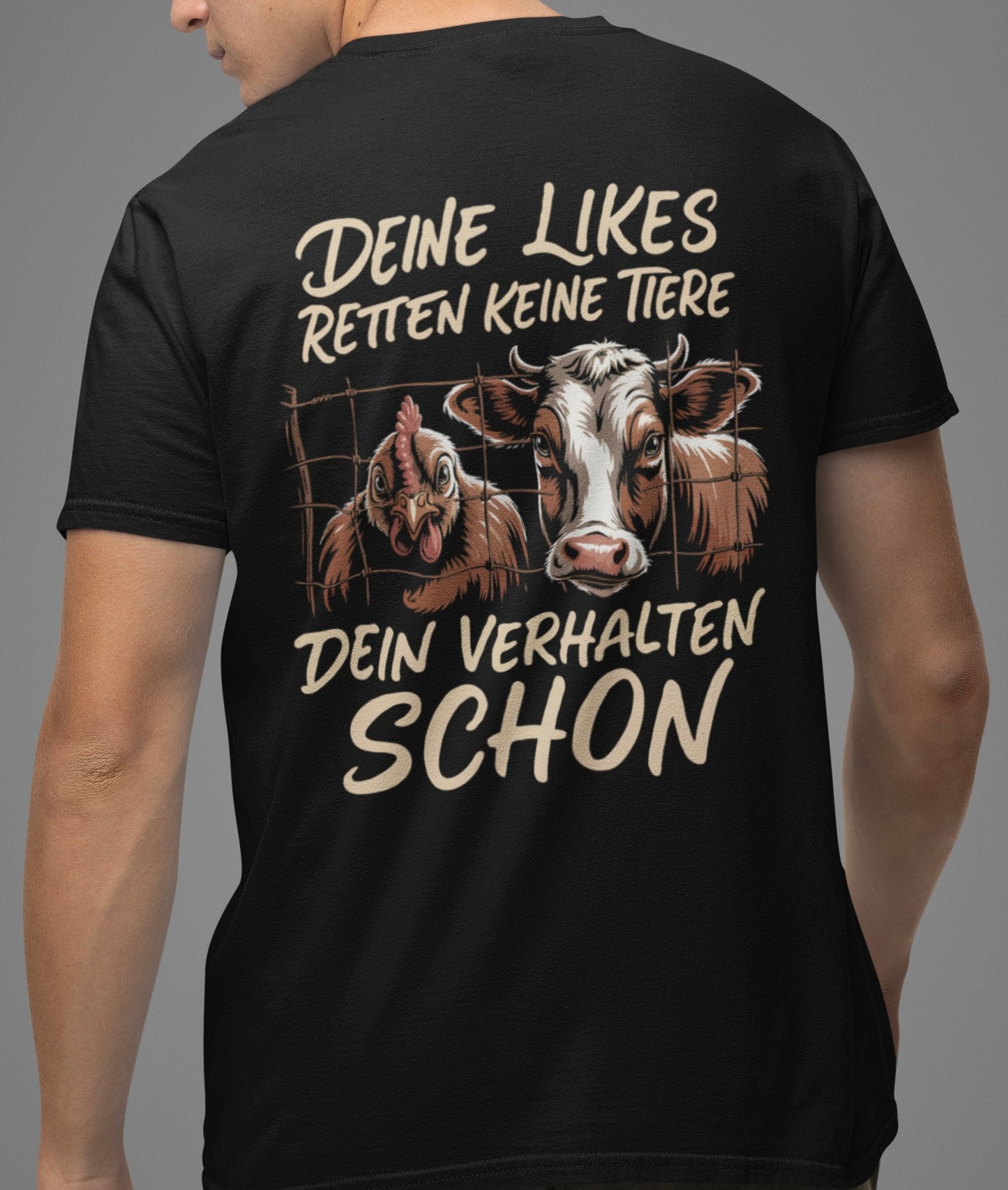 Deine Likes retten keine Tiere - Premium Shirt