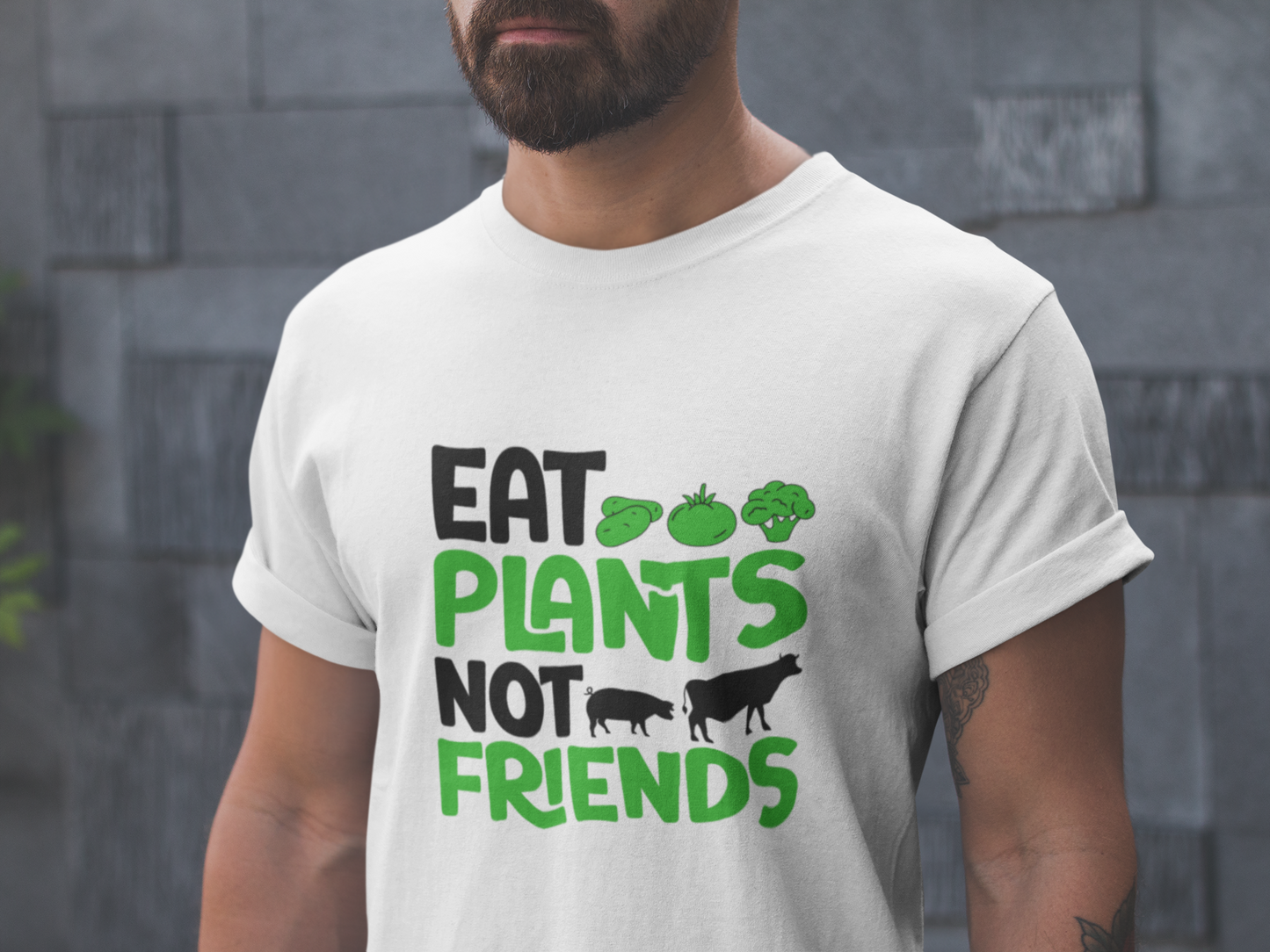 Eat Plants, Not Friends - Oversized Shirt