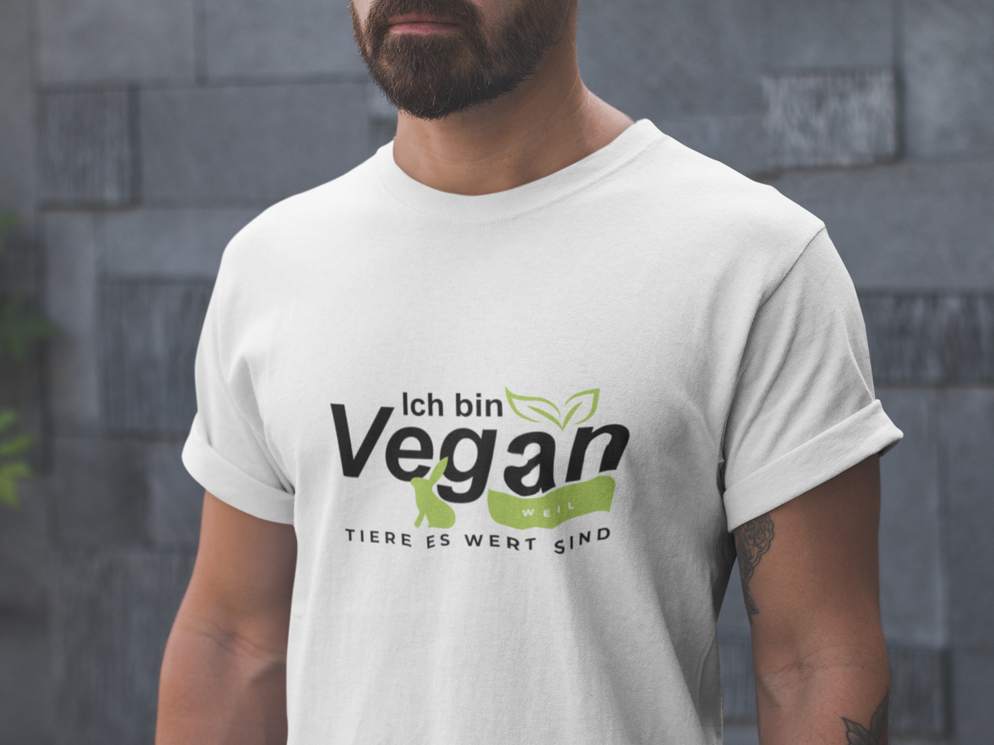 Ich bin Vegan - Oversize Shirt