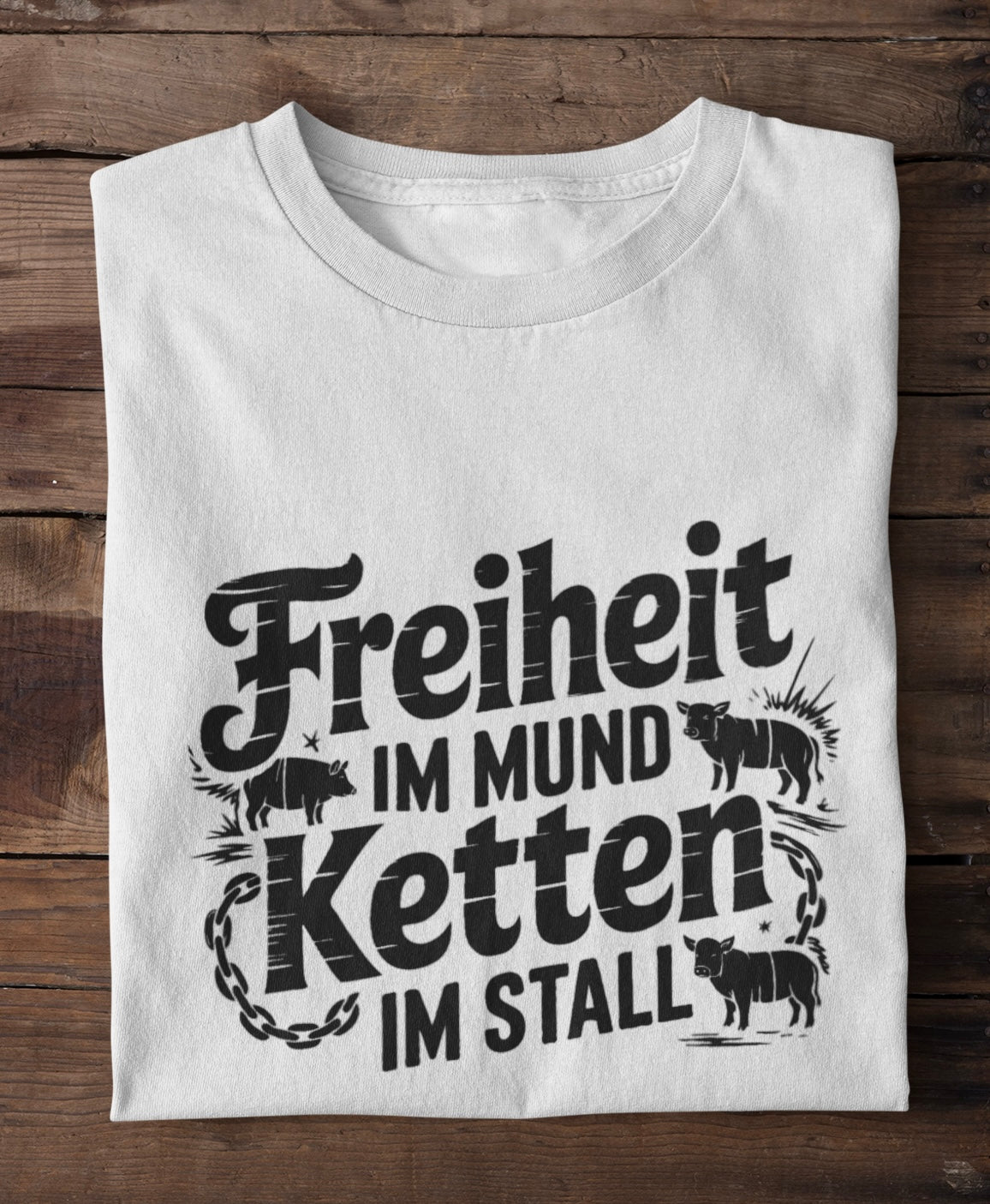 Ketten im Stall - Premium Shirt