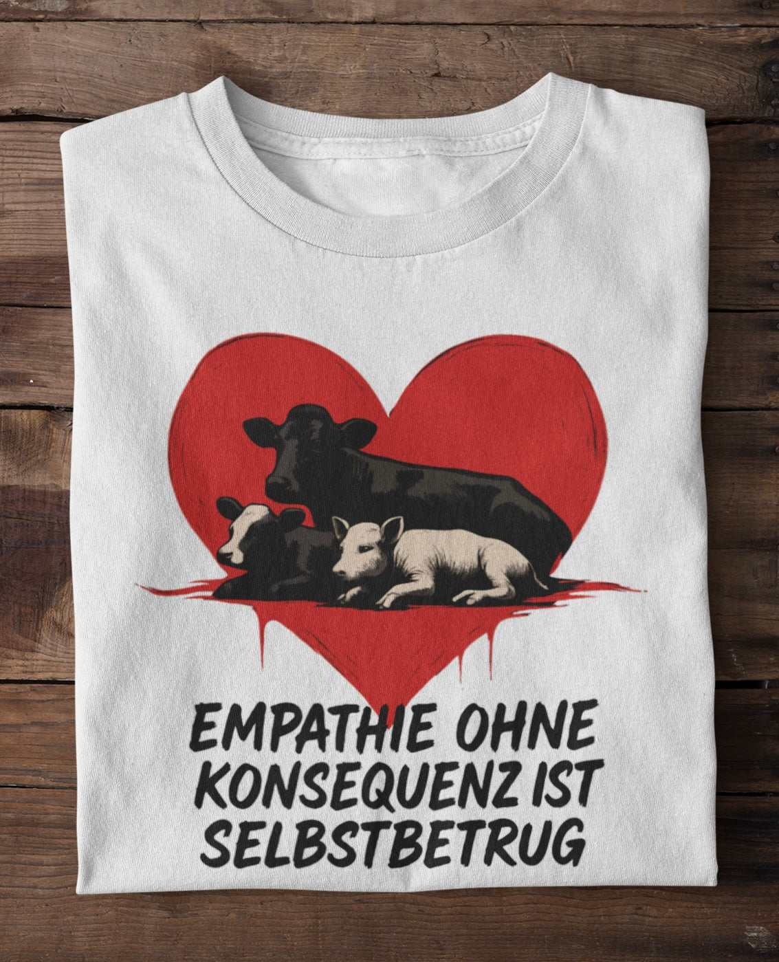 Empathie ohne Konsequenz ist Selbstbetrug - Premium Shirt