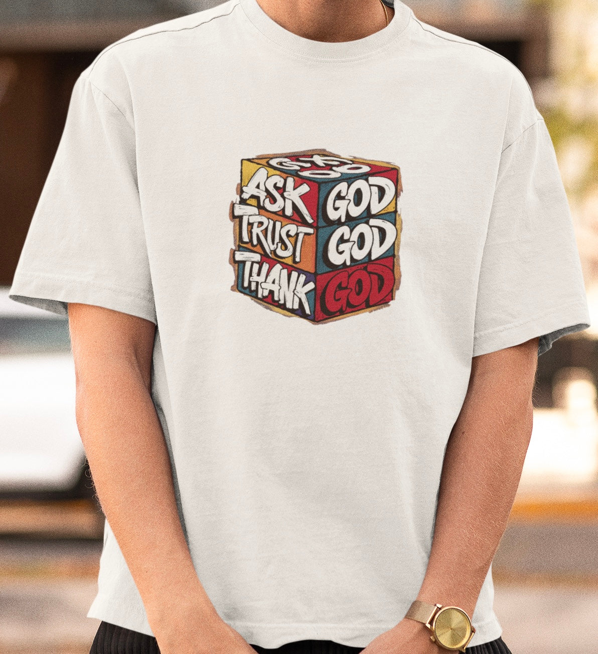 Ask God - Oversize Shirt