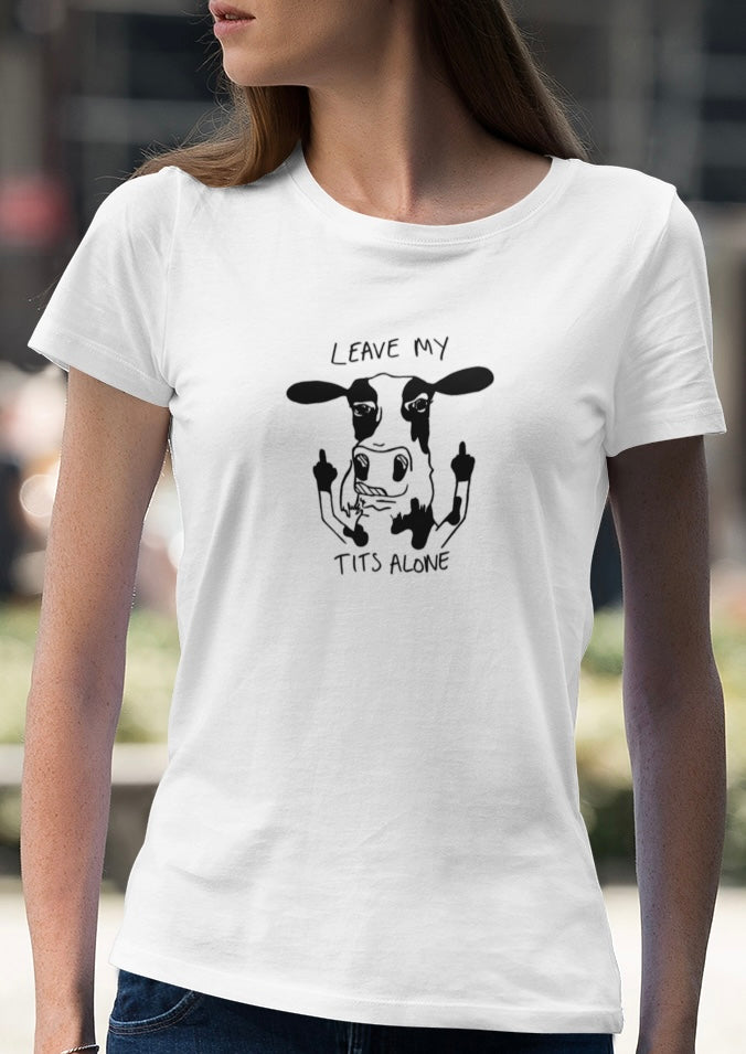 Leave my tits alone - women's premium shirt
