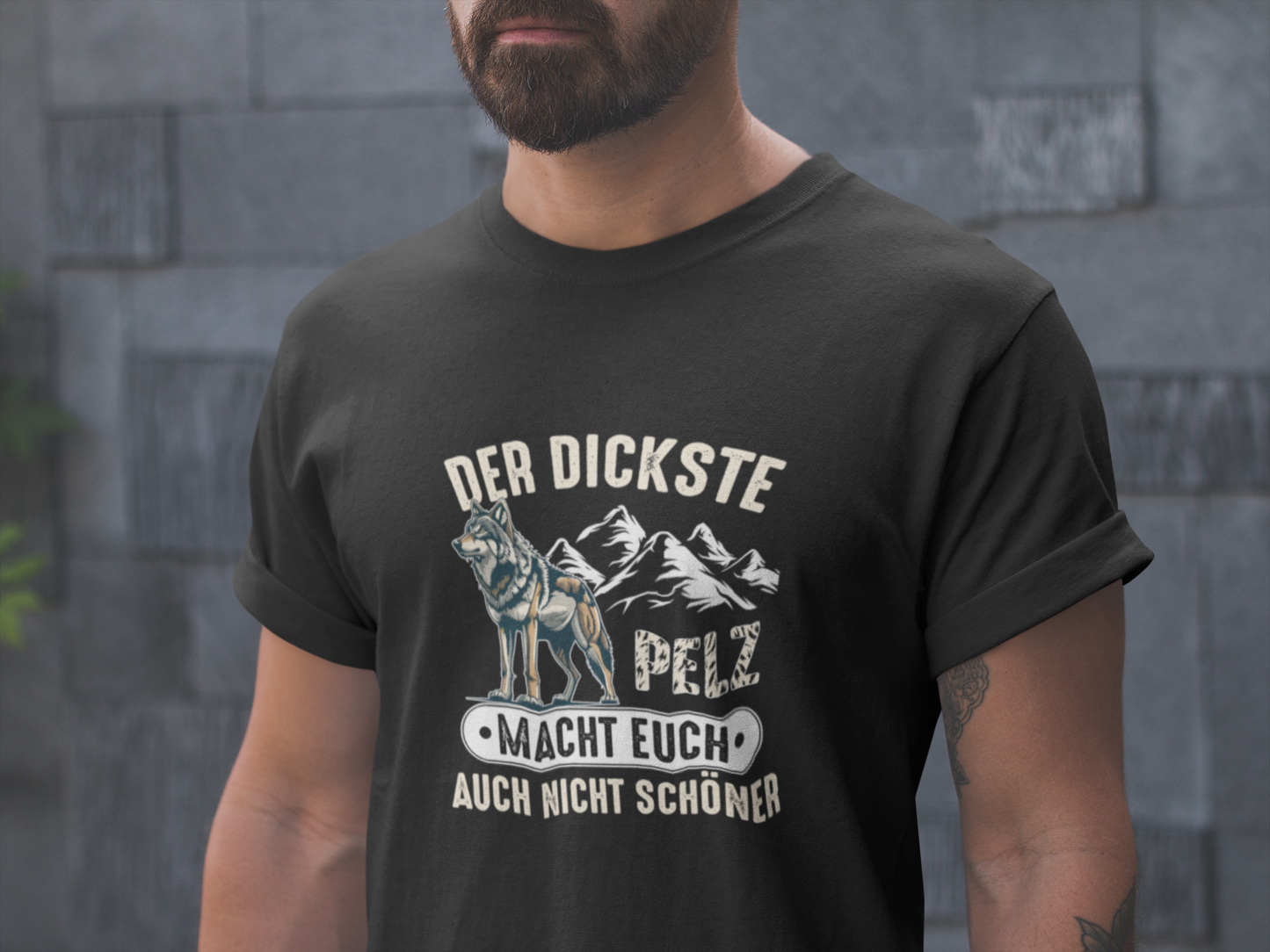 Pelz macht euch nicht schöner - Oversize Shirt