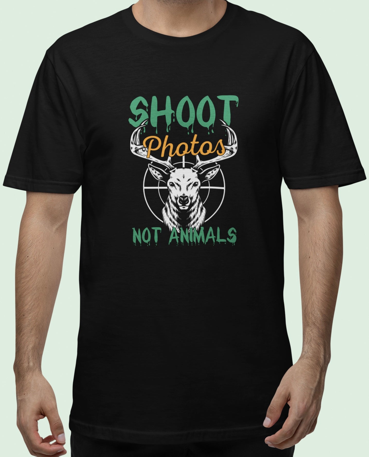 Shoot photos not animals - Oversize Shirt