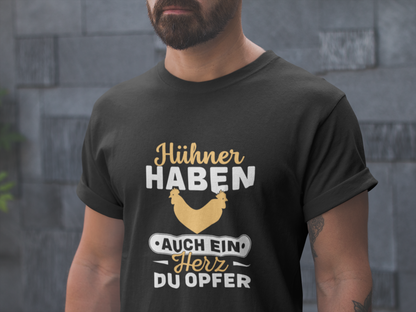 Hühner haben auch ein Herz - Oversize Shirt