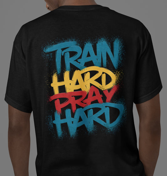 Train hard, pray hard - Premium Shirt