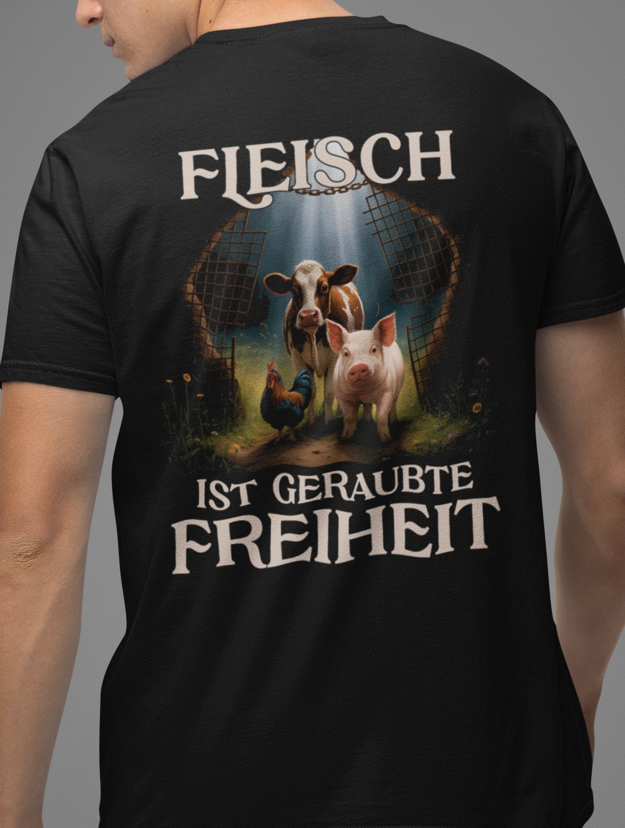 Fleisch ist geraubte Freiheit - Premium Shirt