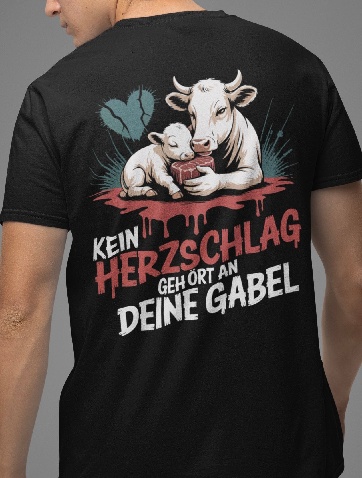 Kein Herzschlag gehört an deine Gabel - Premium Shirt