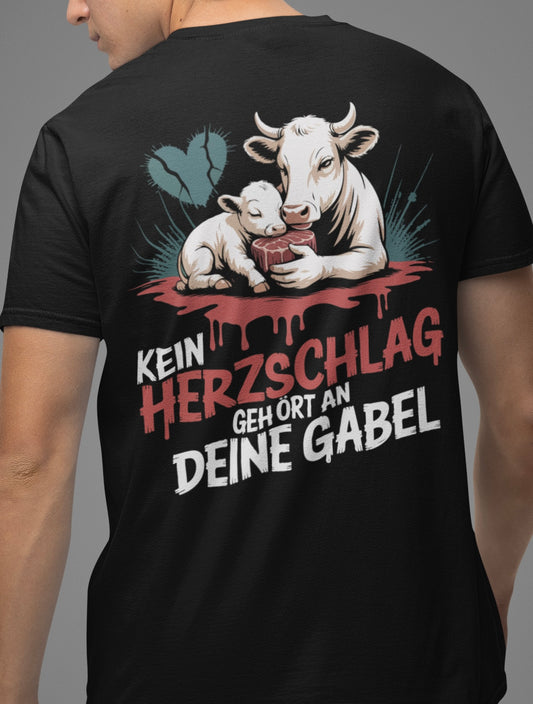 Kein Herzschlag gehört an deine Gabel - Premium Shirt