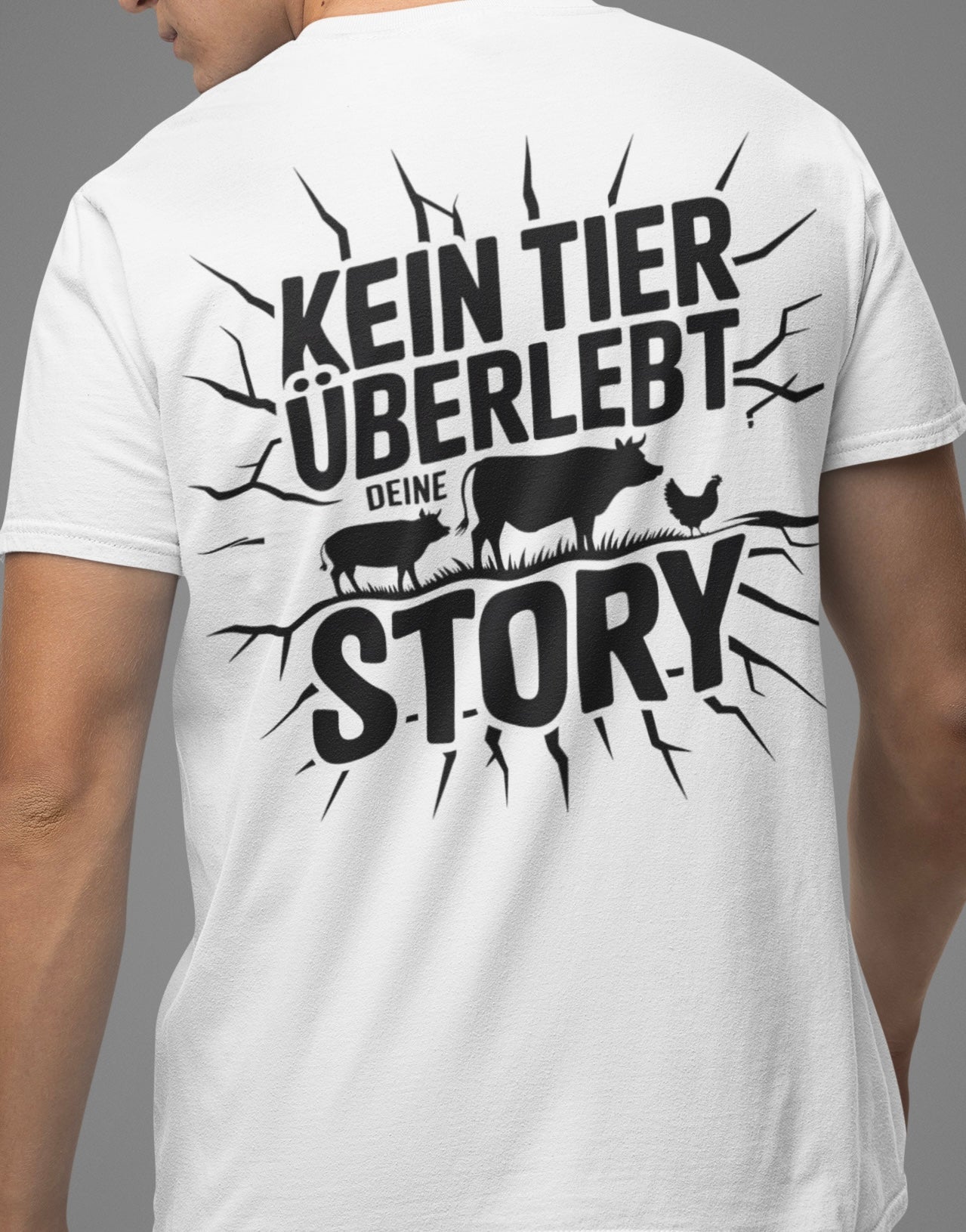 Kein Tier überlebt deine Story - Premium Shirt