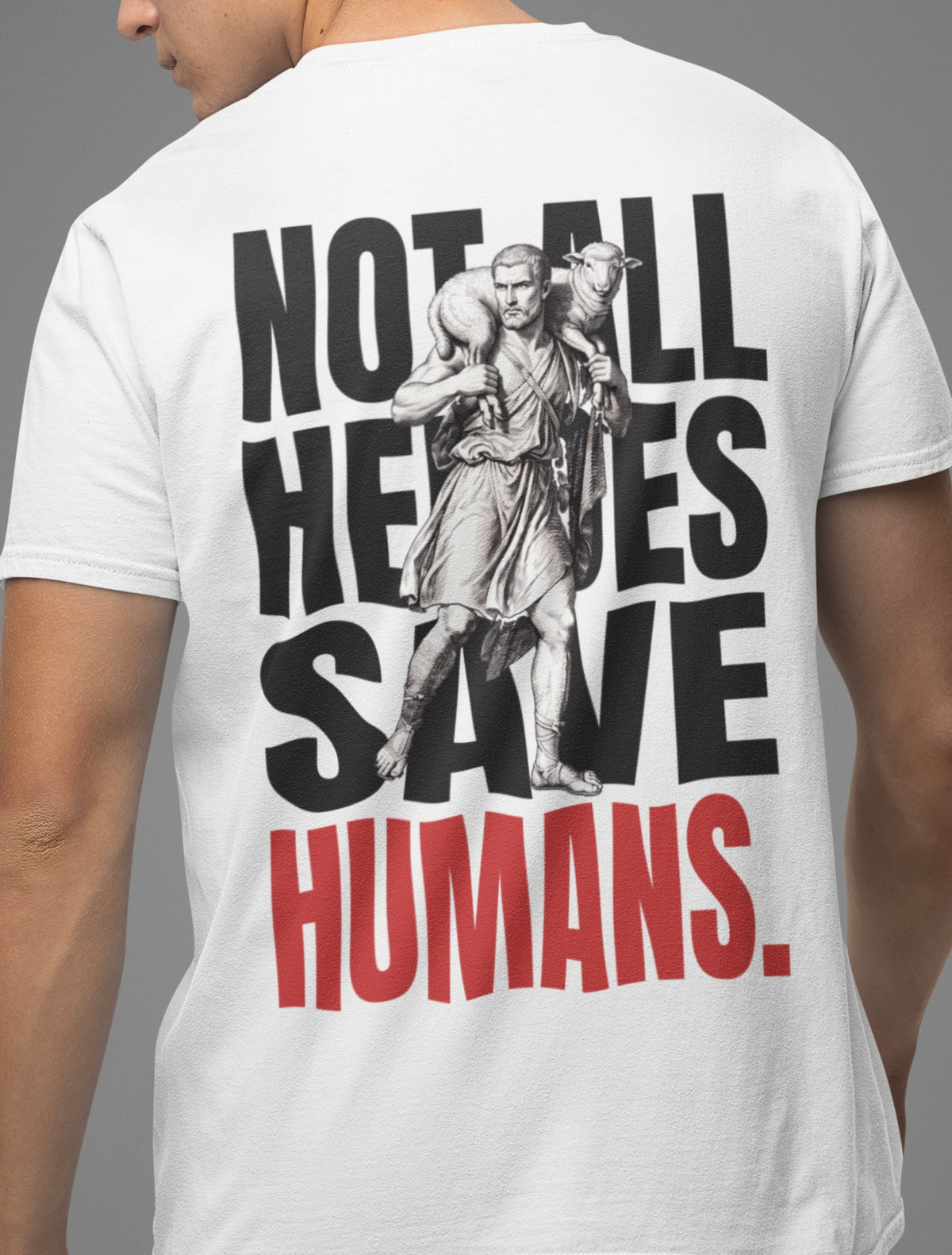 Not all Heroes save Humans - Premium Shirt
