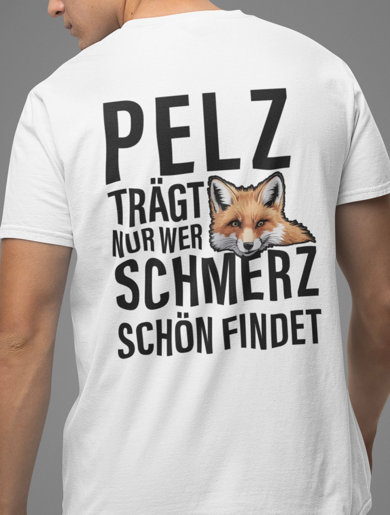 Pelz trägt nur wer Schmerz schön findet - Premium Shirt