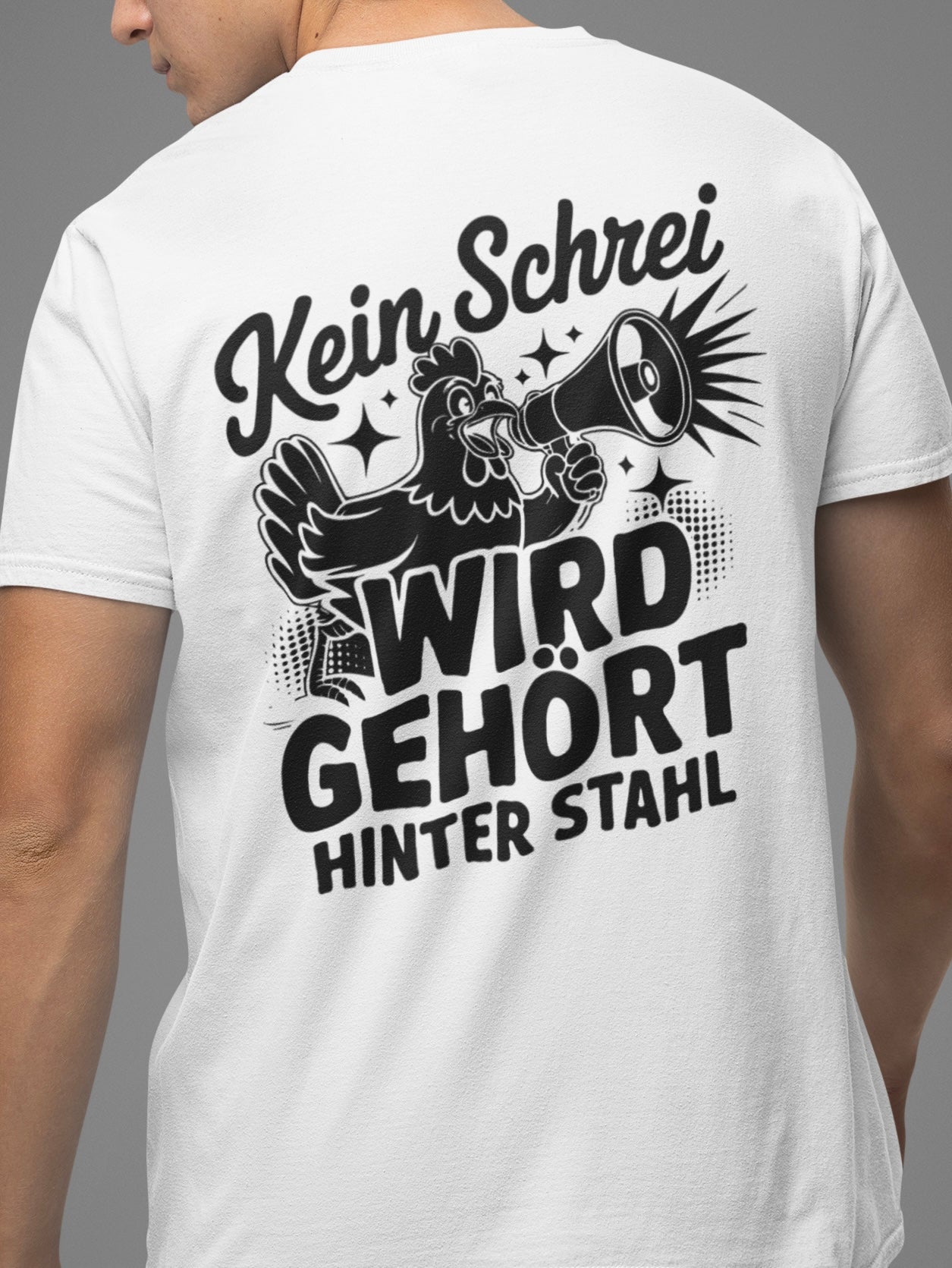 Kein Schrei wird gehört hinter Stahl - Premium Shirt