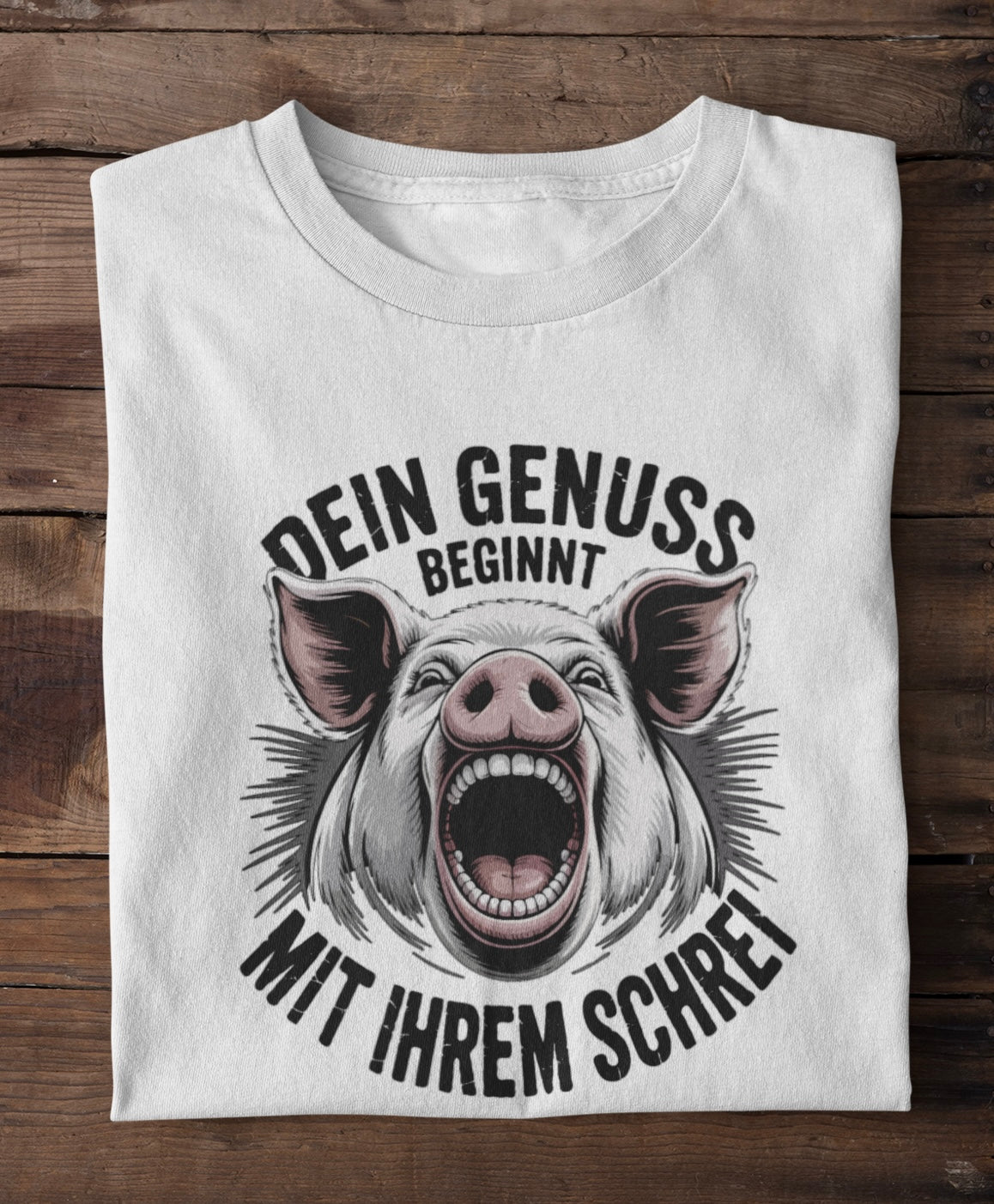 Dein Genuss beginnt mit ihrem Schrei - Premium Shirt