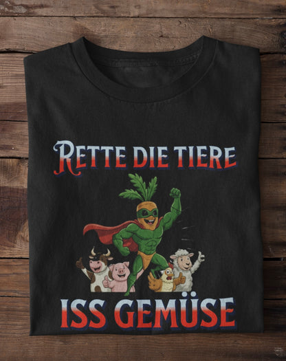 Rette die Tiere - Premium Shirt