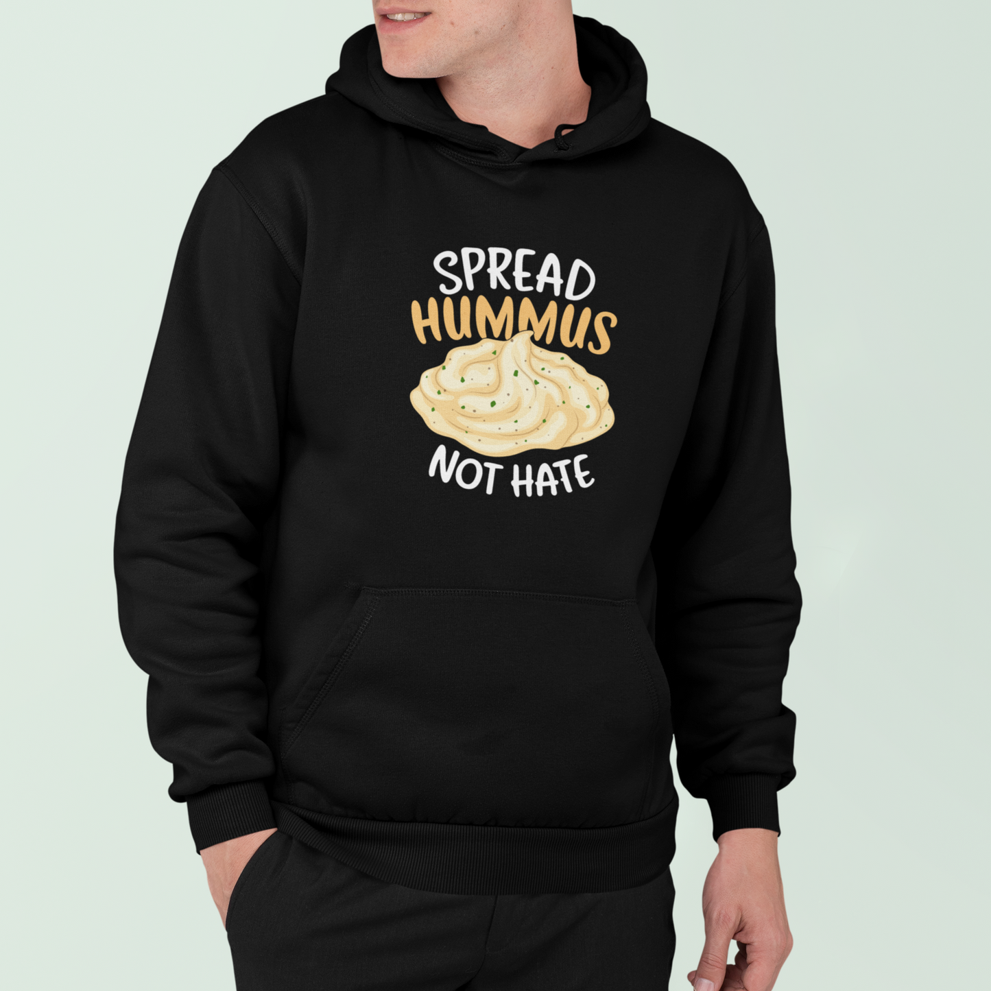 Spread Hummus not hate - Premium Hoodie