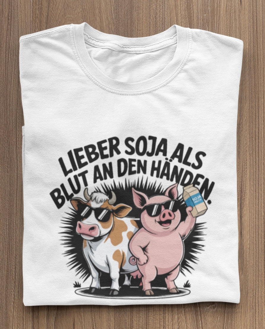 Lieber Soja als Blut an den Händen - Premium Shirt