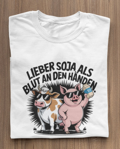 Lieber Soja als Blut an den Händen - Premium Shirt