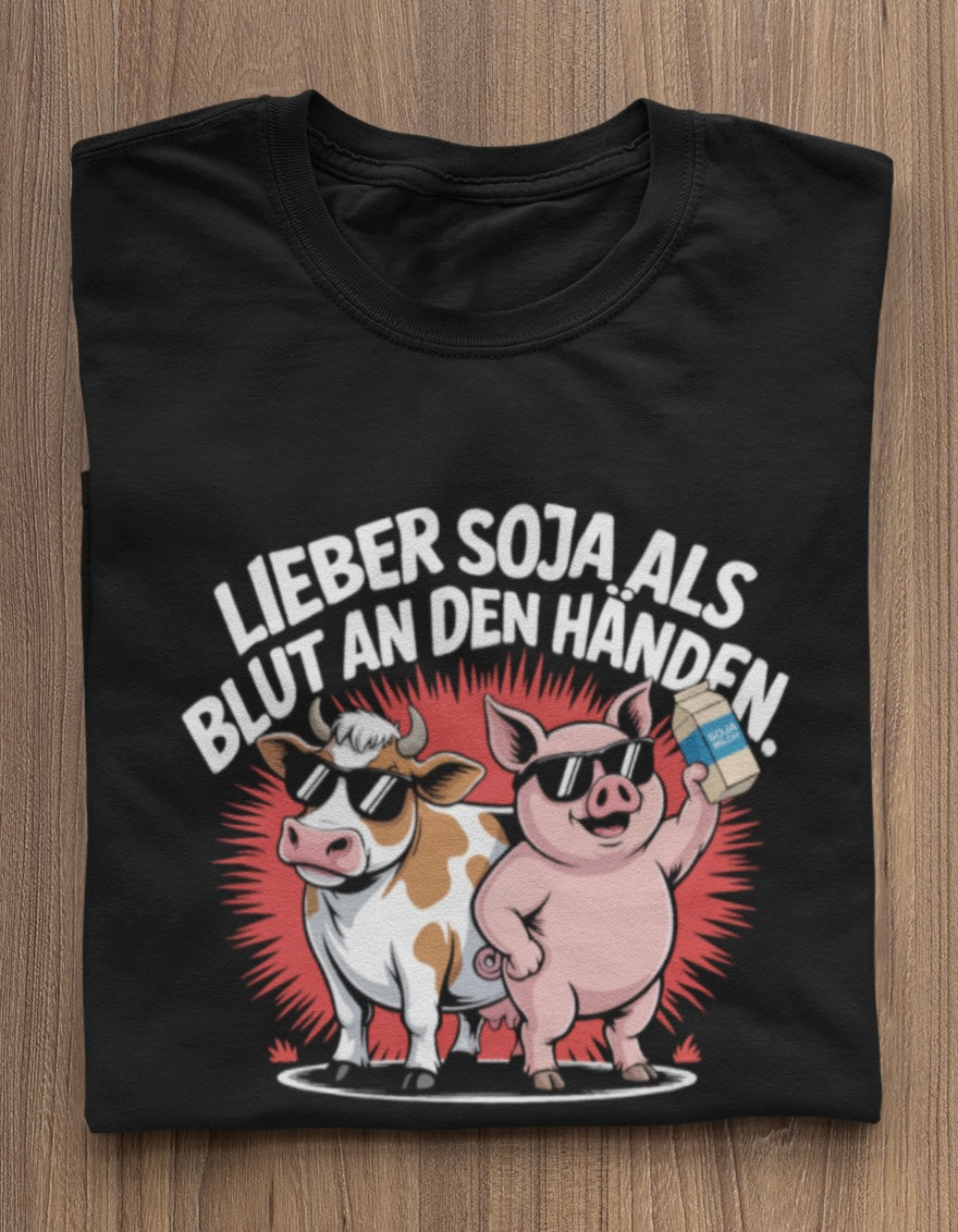 Lieber Soja als Blut an den Händen - Premium Shirt
